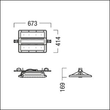 42187577 Zumtobel CR2PL M17k 840 PC WB LDO TEC WH LED Hallenleuchte Produktbild Additional View 1 S