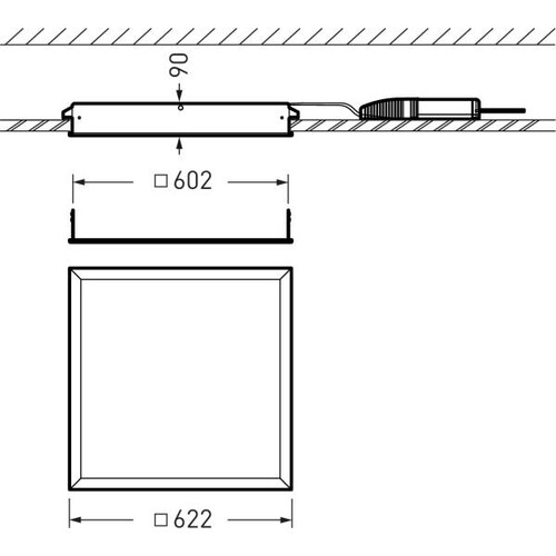 7650300 Trilux ArimoFit M84 TV ZER Produktbild Additional View 2 L