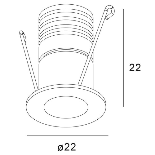 114484 Isoled LED Einbauleuchte MiniAMP Produktbild Additional View 2 L