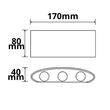 113987 Isoled LED Wandleuchte Up & Down Produktbild Additional View 2 S