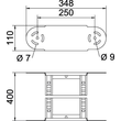 6225514 Obo LGBE 1140 FT Gelenkbogenelement für Kabelleiter 110x Produktbild Additional View 1 S