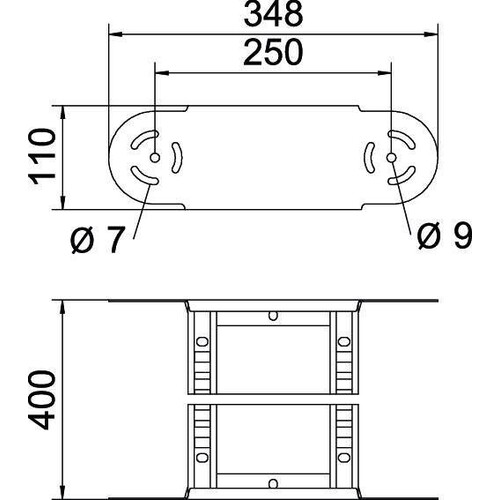 6225514 Obo LGBE 1140 FT Gelenkbogenelement für Kabelleiter 110x Produktbild Additional View 1 L