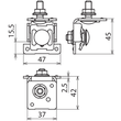 123042 Dehn Halter für Metalldach mit Stehfalz Klemmbereich Fl 0.7 8mm NIRO Produktbild Additional View 2 S