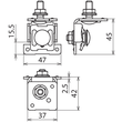 123042 Dehn Halter für Metalldach mit Stehfalz Klemmbereich Fl 0.7 8mm NIRO Produktbild Additional View 1 S