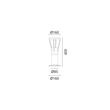 623624 SG Leuchten ARCO AIR R 6,2W LED 3000K, graphit, Poller Produktbild Additional View 1 S