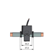 855-4105/250-101 Wago Kabelumbau Stromwandler Primärer Bemessungsstrom 2 Produktbild Additional View 1 S