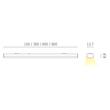 708-003041024060 Molto Luce MAGNETICS Lichteinsatz opal 8W 4000K 540lm 600mm Produktbild Additional View 1 S