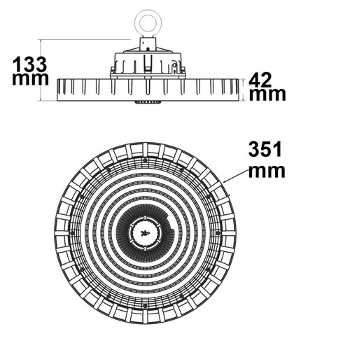 114198 Isoled LED Hallenleuchte Produktbild Additional View 2 L