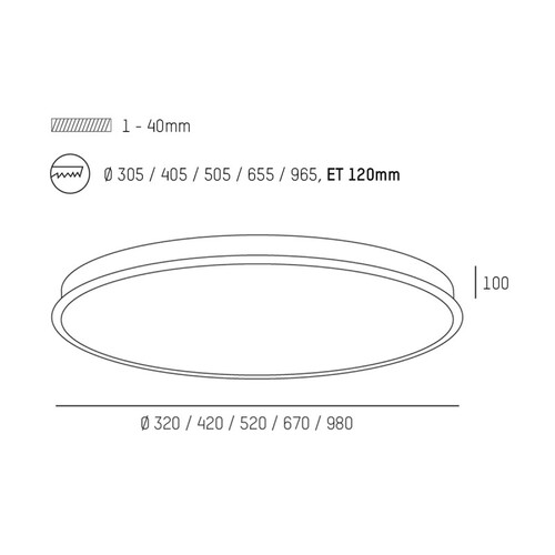 445-06421916d Tecnico BADO R DECKENEINBAULEUCHTE schwarz LED Produktbild Additional View 1 L