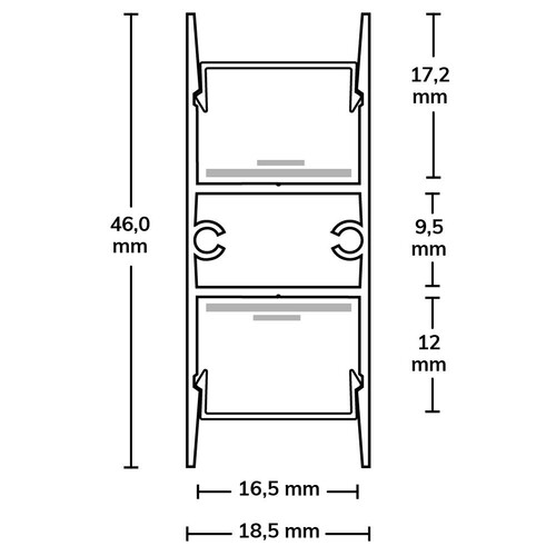 114800 Isoled LED Aufbauleuchtenprofil Produktbild Additional View 1 L