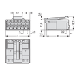 2092-1524/002-000 Wago 1 Leiter Stiftleiste Griffplatte 2,5 mm² Rasterm Produktbild Additional View 1 S