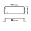 114590 Isoled Sys Pro RGB+CCT Funk Mesh PWM-Controller Produktbild Additional View 1 S