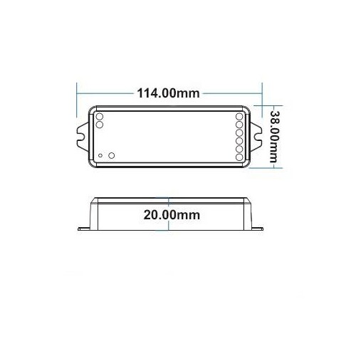 114590 Isoled Sys Pro RGB+CCT Funk Mesh PWM-Controller Produktbild Additional View 1 L