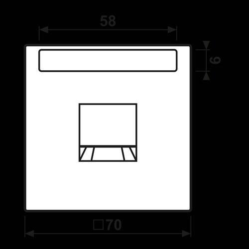 LS1969-15NAWEWW Jung Abdeckung f. MJ 1fach NA WE (TE-conne.) Produktbild Additional View 1 L