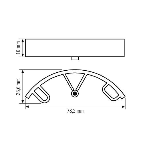 EB10423130 Esylux BASIC SPACER WH Abstandshalter für Serie BASIC, weiß Produktbild Additional View 1 L