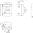 3LD21653VB51 Siemens Lasttrennschalter 3LD, Hauptschalter, 6 polig, Iu: 25 A,  Produktbild Additional View 2 S