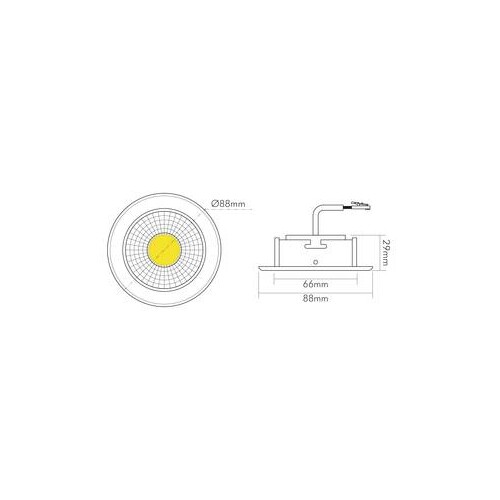 1856860323 Nobile A 5068 T Flat schwarz matt 8W 930 38° dim C Produktbild Additional View 2 L