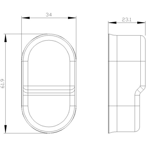 3SU19000DH700AA0 Siemens Silikon Schutzkappe für Doppeldrucktaster, hoch Produktbild Additional View 1 L