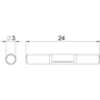 6116752 Obo GEK AKU45 Stoßstellenverbinder Rapid 45 Stahl Produktbild Additional View 1 S