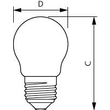 34768700 Philips CorePro LEDLuster 6,5- 60W P45 E27 matt Glas IP44 Produktbild Additional View 2 S