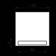 A590BFNASW Jung Wippe f. Schalter/Taster NA Produktbild Additional View 1 S