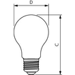 34786100 Philips MASTER Value LEDbulb 5,9-60W A60 E27 927 matt Glas DIM Produktbild Additional View 1 S