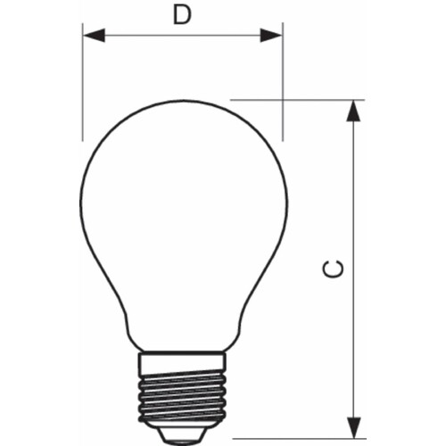 38003500 Philips CorePro LEDbulb 7-60W E27 827 A60 klar Glas IP44 Produktbild Additional View 2 L