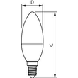 31250000 Philips CorePro LEDcandle 5-40W 827 E14 B35 matt Produktbild Additional View 1 S