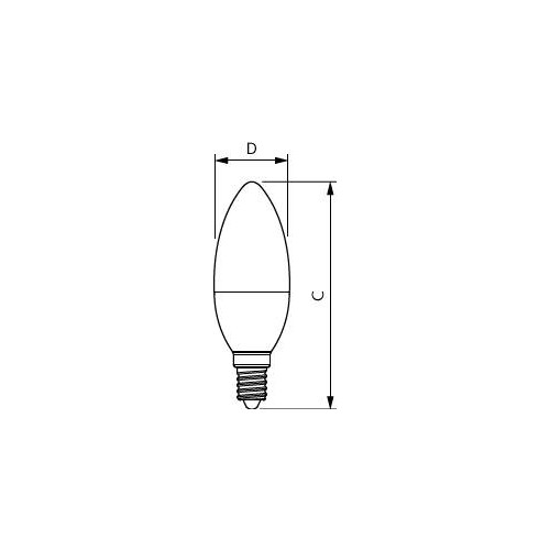 31250000 Philips CorePro LEDcandle 5-40W 827 E14 B35 matt Produktbild Additional View 1 L