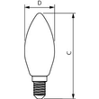 34746500 Philips CorePro LEDcandle 6,5-60W E14 827 B35 klar Glas IP44 Produktbild Additional View 2 S