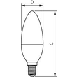 31296800 Philips CorePro LEDcandle 7-60W 827 E14 B38 matt Produktbild Additional View 1 S
