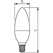 31296800 Philips CorePro LEDcandle 7-60W 827 E14 B38 matt Produktbild Additional View 2 S