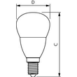 31264700 Philips CorePro LEDluster 5-40W 827 E14 P45 matt Produktbild Additional View 2 S