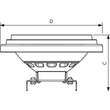 33399400 Philips MASTER LEDspot 11-50W ExpertColor 930 AR111 24° DIM Produktbild Additional View 1 S