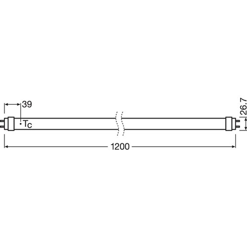 4058075611696 Osram LEDTUBE T8 EM VAL 1200 15W 840 Produktbild Additional View 3 L