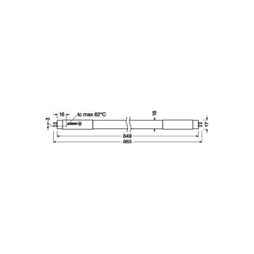 4058075543263 Osram ST5HE21 0.9M 10W/840 50-80VHFG5FLH1 Produktbild Additional View 2 L