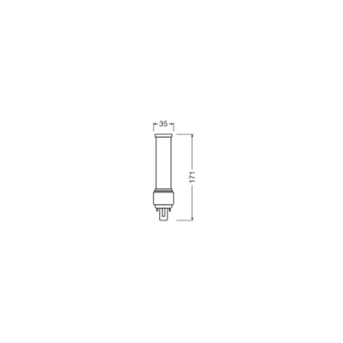 4058075558564 Osram DULUX D26LED 10W/830230VEMG24D-3FS1 Produktbild Additional View 2 L