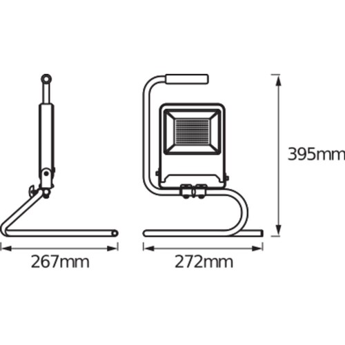 4058075213876 Ledvance LED WORKLIGHT 50W 840 S STAND Produktbild Additional View 1 L