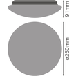 4058075617902 Ledvance SF CIRC 250 SEN V 13W 830 IP44 Produktbild Additional View 1 S