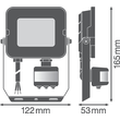 4058075575264 Ledvance FL COMP SEN V 20W 830 SYM 100 BK Produktbild Additional View 1 S