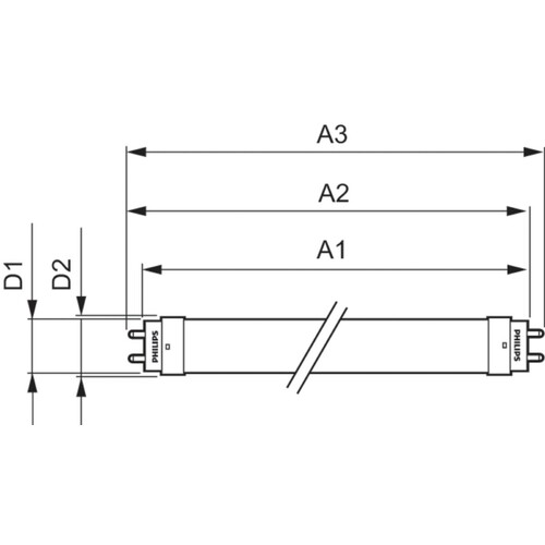 32531900 Philips CorePro LEDtube 600mm 8W 840 T8 GLAS KVG/VVG 800lm Produktbild Additional View 2 L