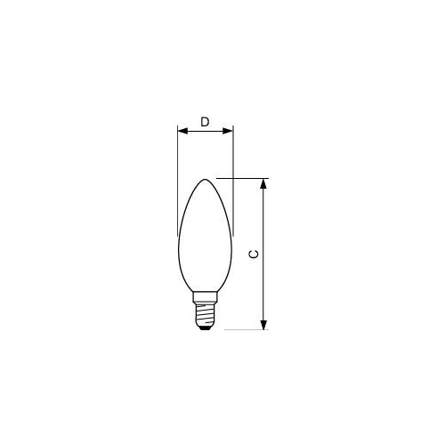 929001345292 Philips Lampen CorePro LEDcandle 2,2 25W B35 E14 matt G Produktbild Additional View 2 L