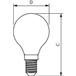 929002028592 Philips Lampen CorePro LEDLuster 6,5 60W P45 E14 klar G Produktbild Additional View 1 S