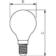 929002028592 Philips Lampen CorePro LEDLuster 6,5 60W P45 E14 klar G Produktbild Additional View 2 S