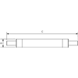 929002495002 Philips Lampen CorePro LEDlinear R7S 118mm 8,1 60W 830 Produktbild Additional View 1 S