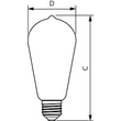 929002982902 Philips Lampen MASTER Value LEDbulb 4 25W ST64 E27 818 Produktbild Additional View 2 S