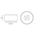 668-001010823550 Molto Luce VIBO SD AUFBAUSTRAHLER weiß matt LED Produktbild Additional View 1 S