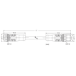 756-1105/060-020 Wago PROFIBUS Leitung, M12B Buchse, axial, M12B Stecker, axial Produktbild Additional View 1 S
