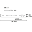 115259 Isoled Dim2warm PWM Flexband 1800-3000K / CRI96 24VDC 14W IP20 Produktbild Additional View 2 S