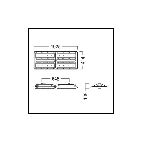 42187640 Zumtobel CR2PL L50k-840 PC WB LDO WH LED-Hallenleuchte Produktbild Additional View 1 L